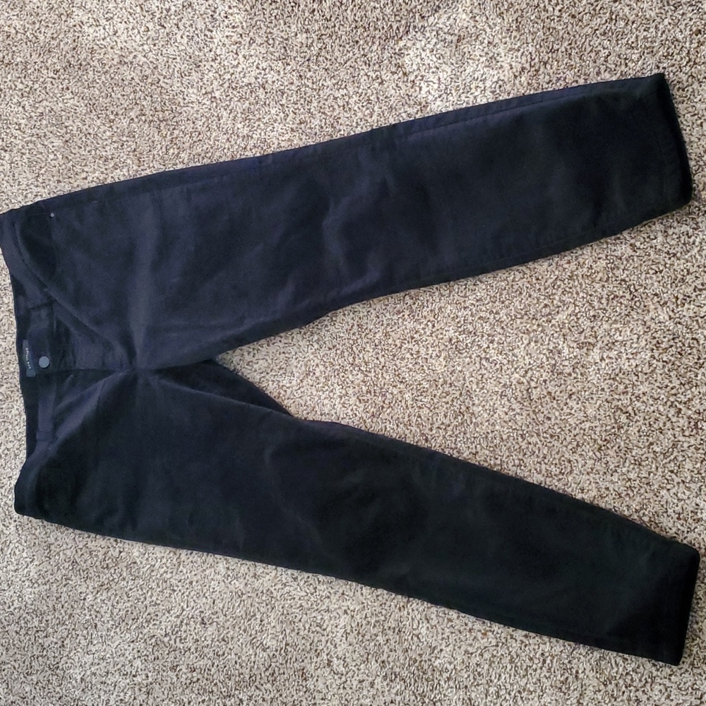 Ann Taylor black velvet jeans